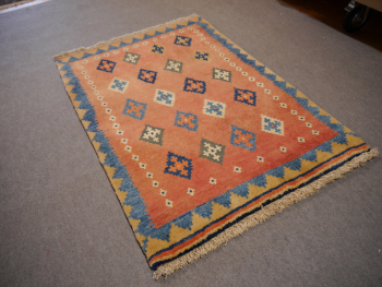 Preview: 11861 Loribaft tribal rug veggie dyes 4.8 x 3.4 ft / 147 x 104 cm Preview: 12143 Jajim Vintage rug 6.4 x 5.7 ft / 195 x 175 cm