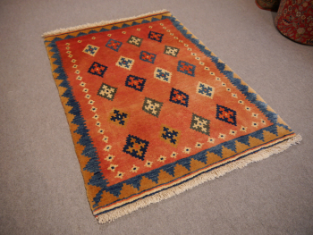 Preview: 11861 Loribaft tribal rug veggie dyes 4.8 x 3.4 ft / 147 x 104 cm Preview: 11861 Loribaft tribal rug veggie dyes 4.8 x 3.4 ft / 147 x 104 cm