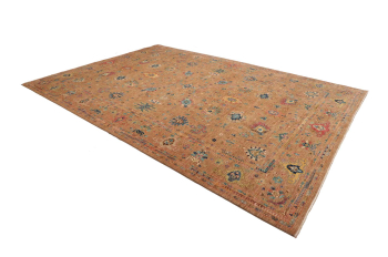 Preview: Shahi Ziegler fine rug 10 x 14 ft hand knotted in Afghanistan 16474066 Preview: Shahi Ziegler fine rug 10 x 14 ft hand knotted in Afghanistan Bolourbaft design - ideal for the living room or dining room. Djoharian Rugs Collection