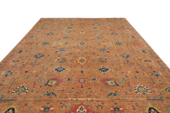 Preview: Shahi Ziegler fine rug 10 x 14 ft hand knotted in Afghanistan 16474066 Preview: Shahi Ziegler fine rug 10 x 14 ft hand knotted in Afghanistan Bolourbaft design - ideal for the living room or dining room. Djoharian Rugs Collection